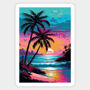 Tropical Paradise Sticker